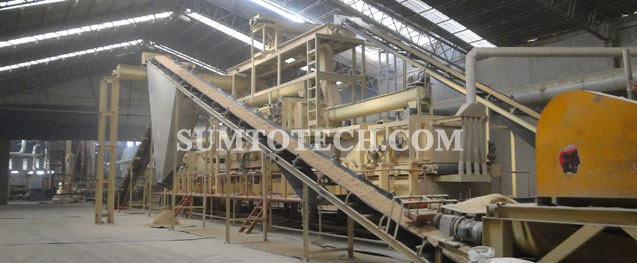 particle board production line machine